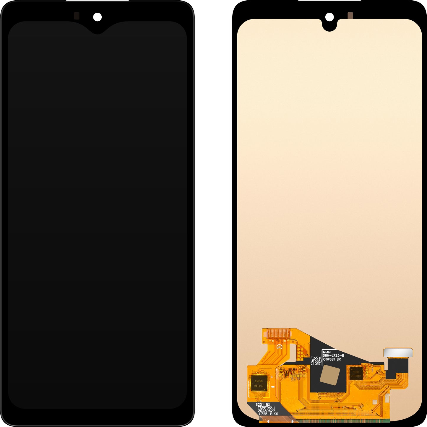 Display s dotykovým displejom MP kompatibilný so Samsung Galaxy A72 A725 / A72 5G A726, Verzia OLED
