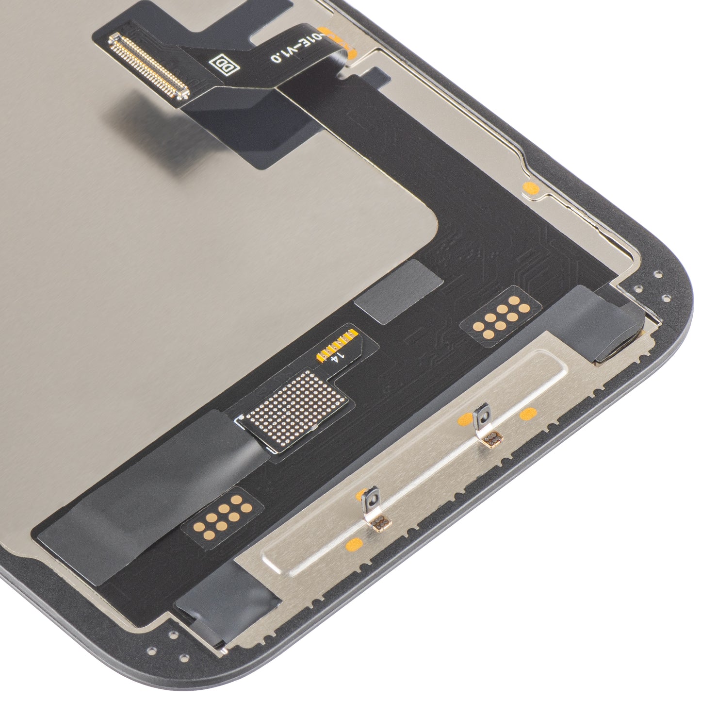 Displej s dotykovou obrazovkou MP kompatibilný s Apple iPhone 16e, s rámom, verzia Soft OLED FHD 120Hz IC Movable, čierna