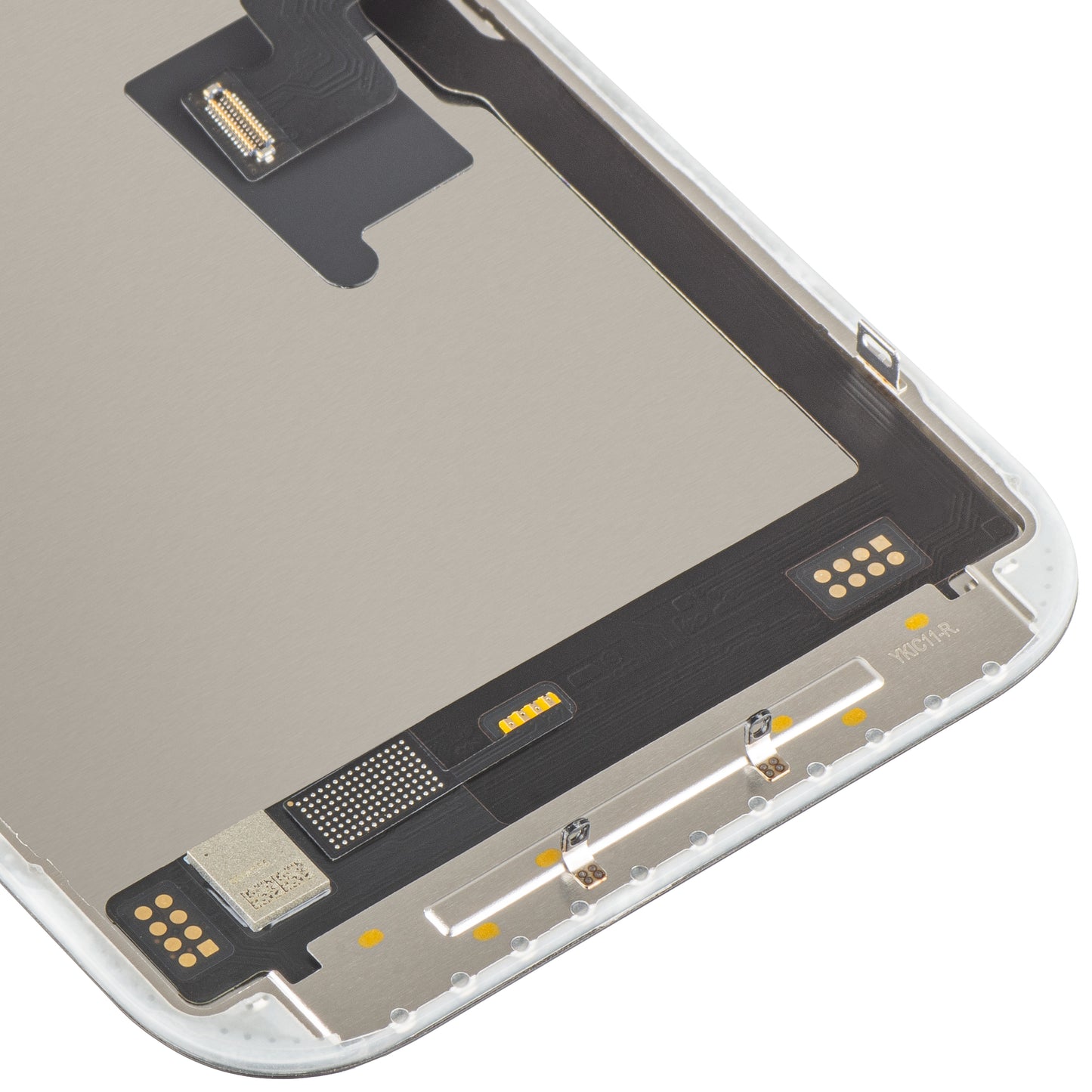 Displej s dotykovou obrazovkou MP kompatibilný s Apple iPhone 16 Pro, s rámom, verzia Soft OLED FHD 120Hz IC Movable, čierna