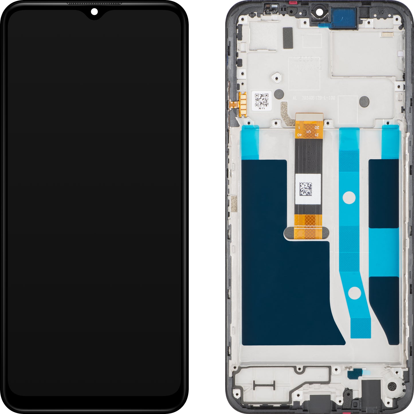 Nokia G42 Dotykový displej s rámčekom, čierny, servisný balík 70101355H001 