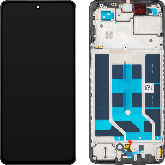 OnePlus Nord CE4 Lite Display with Touchscreen, with Frame, Black, Service Pack 621029000221