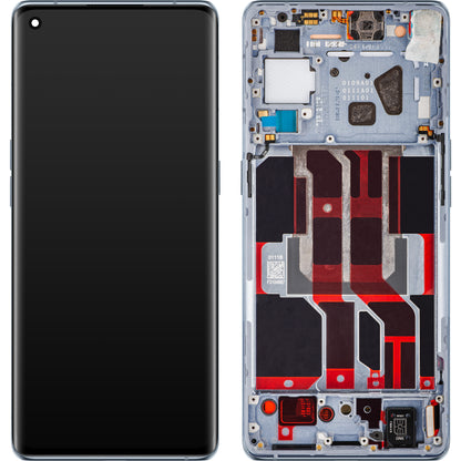 Display s dotykovou obrazovkou Oppo Reno6 Pro 5G (Snapdragon) / Reno6 Pro+ 5G, s rámom, Sivá (Lunar Grey), Service Pack 4907528