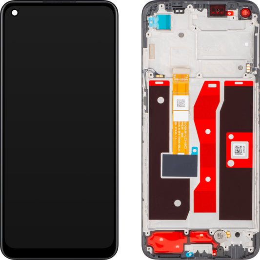 Display s dotykovou obrazovkou Oppo A54, s rámom, čierny (Crystal Black), Service Pack 4907222