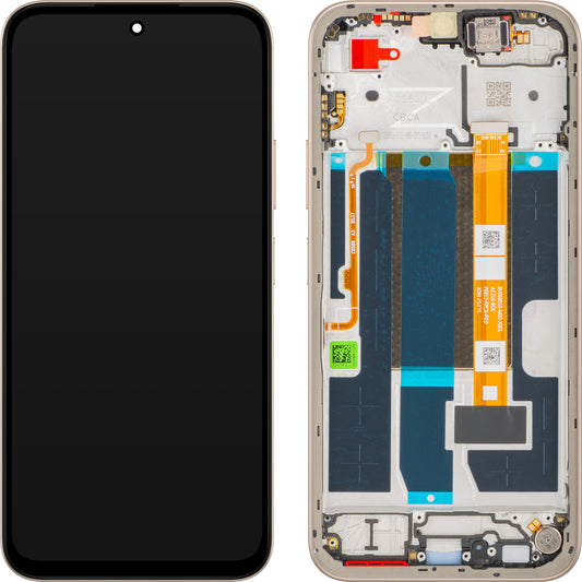 Display s dotykovou obrazovkou Oppo A6, s rámom, Zlatý (Aurora Gold), Service Pack 621029000760