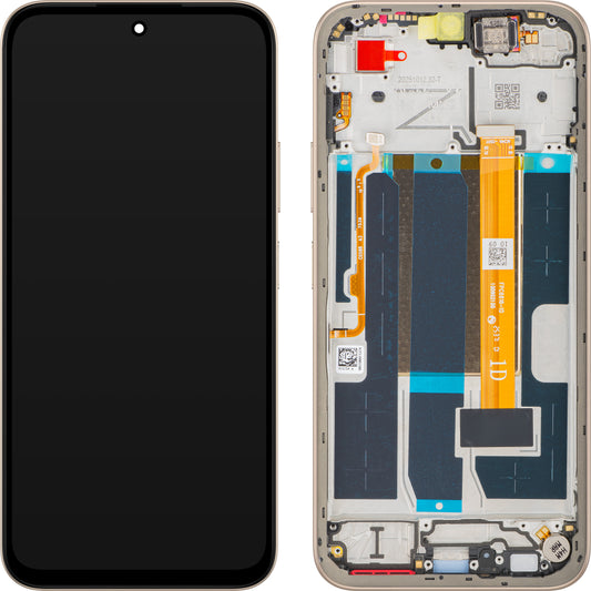 Display s dotykovou obrazovkou Oppo A6 4G, s rámom, Zlatý (Aurora Gold), Service Pack 621029000744