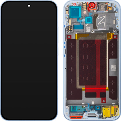Displej s dotykovou obrazovkou Oppo Reno15 Pro Mini / Reno15 Pro, s rámom, Modrý (Aurora Blue), Service Pack 621029000776