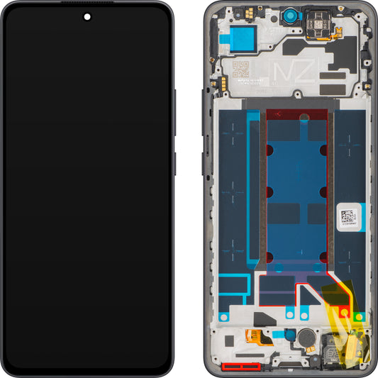 Display s dotykovou obrazovkou Oppo Reno13 FS 5G / Reno13 F, s rámom, Sivý (Graphite Grey), Service Pack 621029000449