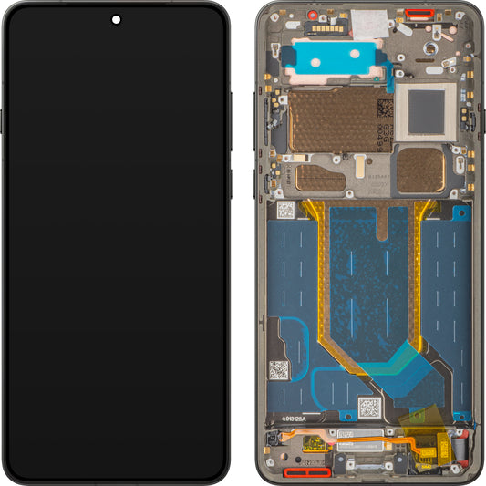 Displej s dotykovou obrazovkou Oppo Find X9 Ultra, s rámom, čierny (Tundra Umber), servisný balík 621029000922