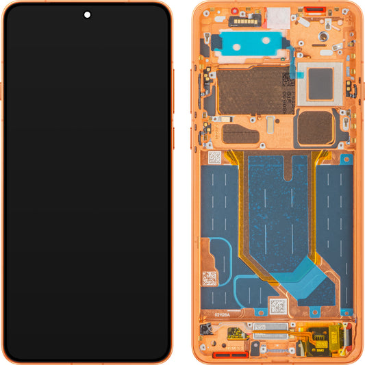 Displej s dotykovou obrazovkou Oppo Find X9 Ultra, s rámom, oranžový (Canyon Orange), servisný balík 621029000921