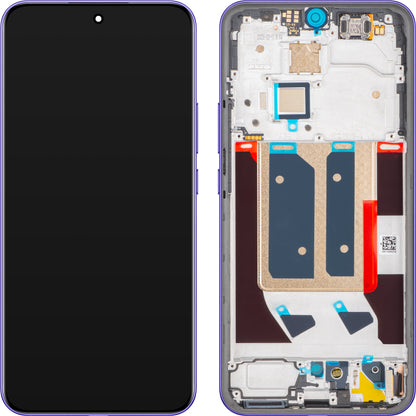 Displej s dotykovou obrazovkou Realme 14 Pro+, s rámom, Fialový (Bikaner Purple), Servisný balíček 621039000081