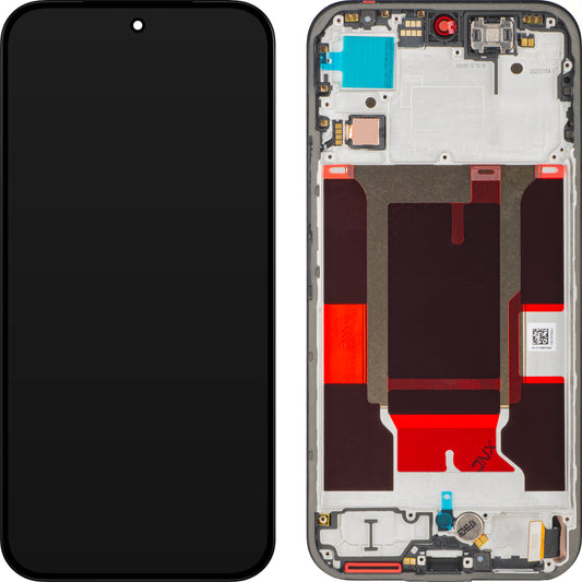 Displej s dotykovou obrazovkou Realme 16 Pro, s rámom, čierny, Service Pack 621029000809