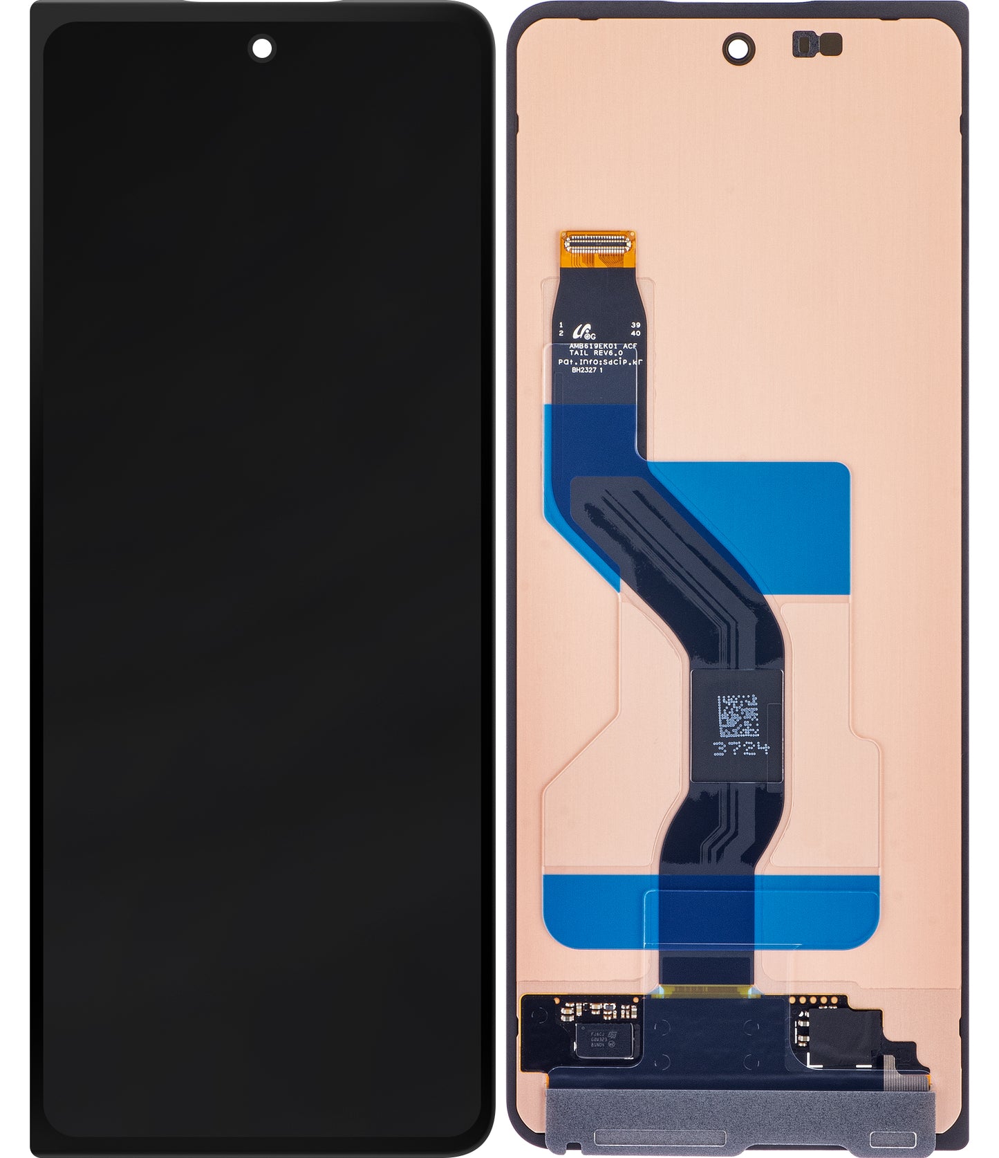 Dotykový displej Samsung Galaxy Z Fold5 F946, subvonkajší, servisný balík GH82-31849A 