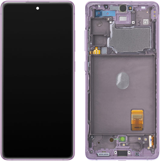 Displej s dotykovou obrazovkou Samsung Galaxy S20 FE G780, s rámom, fialový, Swap GH82-24219C