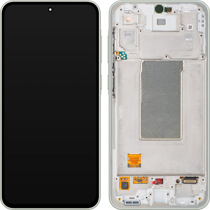 Displej s dotykovou obrazovkou Samsung Galaxy A36 A366, s rámom, Zelená (Lime), Service Pack GH82-36841C