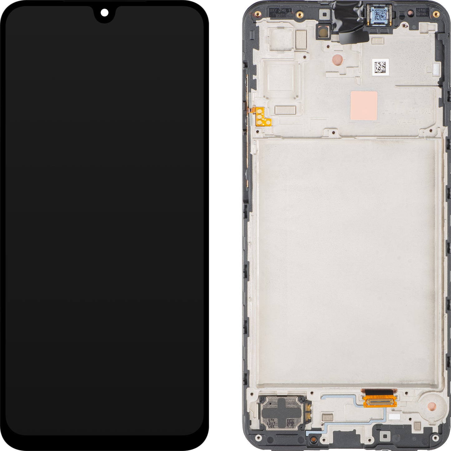 Displej s dotykovou obrazovkou Samsung Galaxy A17 4G, s rámom, čierny, Service Pack GH82-38527A