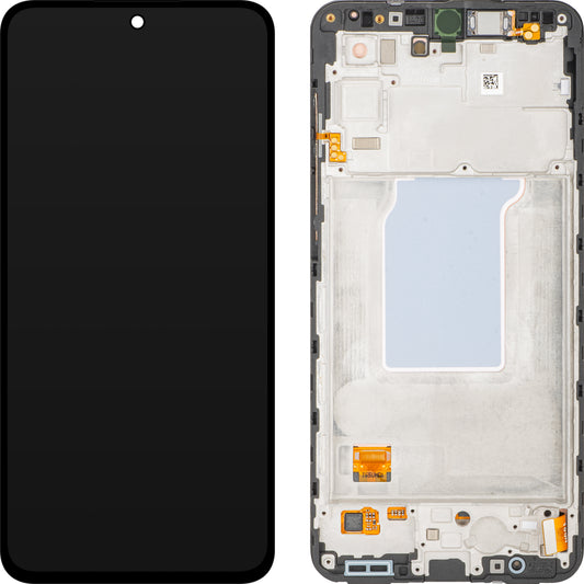 Dotykový displej Samsung Galaxy A27 5G s rámom, čierny, servisný balík GH82-39944A