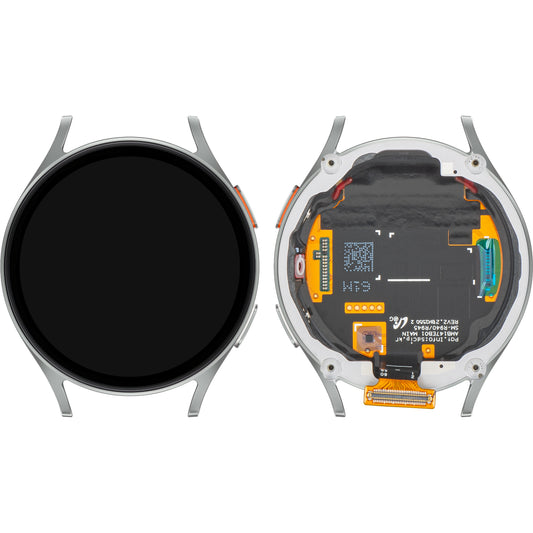 Dotykový displej Samsung Galaxy Watch7 44mm, s rámom, BT verzia, strieborný, servisný balík GH97-29845C