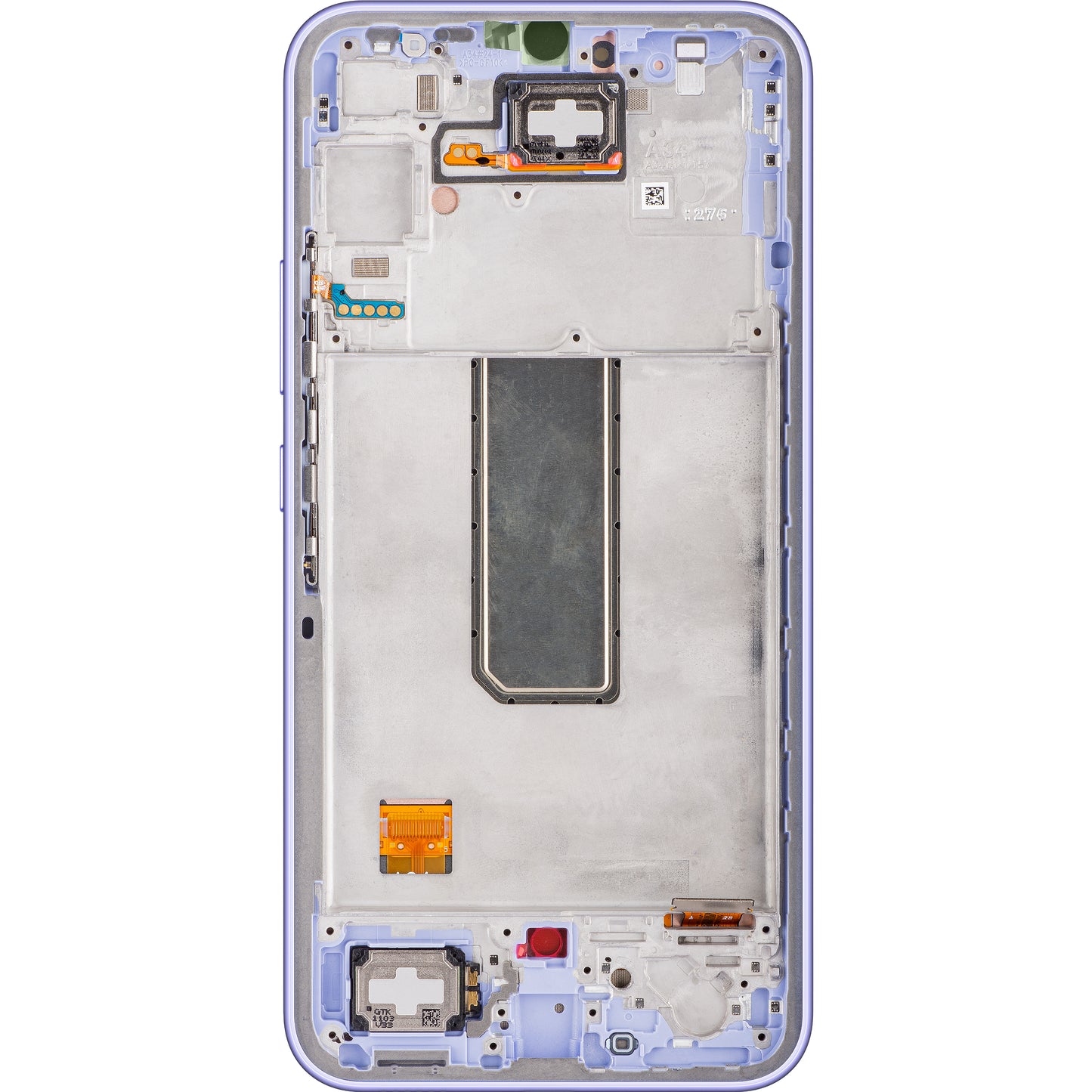 Samsung Galaxy Galaxy A34 A346 Touchscreen Display with Frame, Purple, Service Pack GH82-31200D