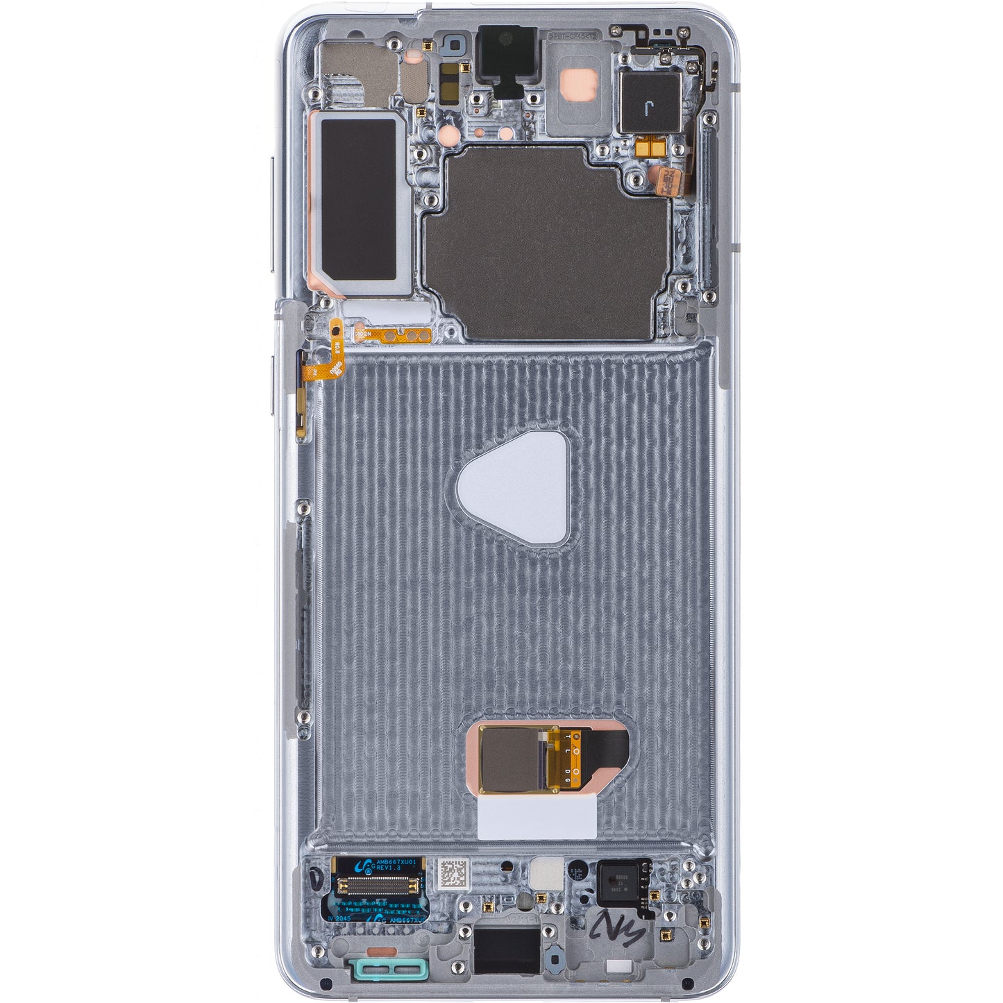 Samsung Galaxy Galaxy S21+ 5G dotykový displej G996, s rámom, Phantom Silver, servisný balíček GH82-27268C 