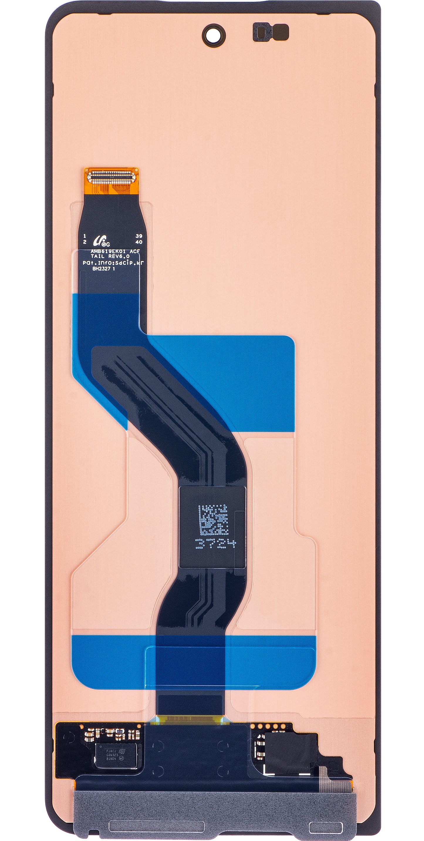 Dotykový displej Samsung Galaxy Z Fold5 F946, subvonkajší, servisný balík GH82-31849A 