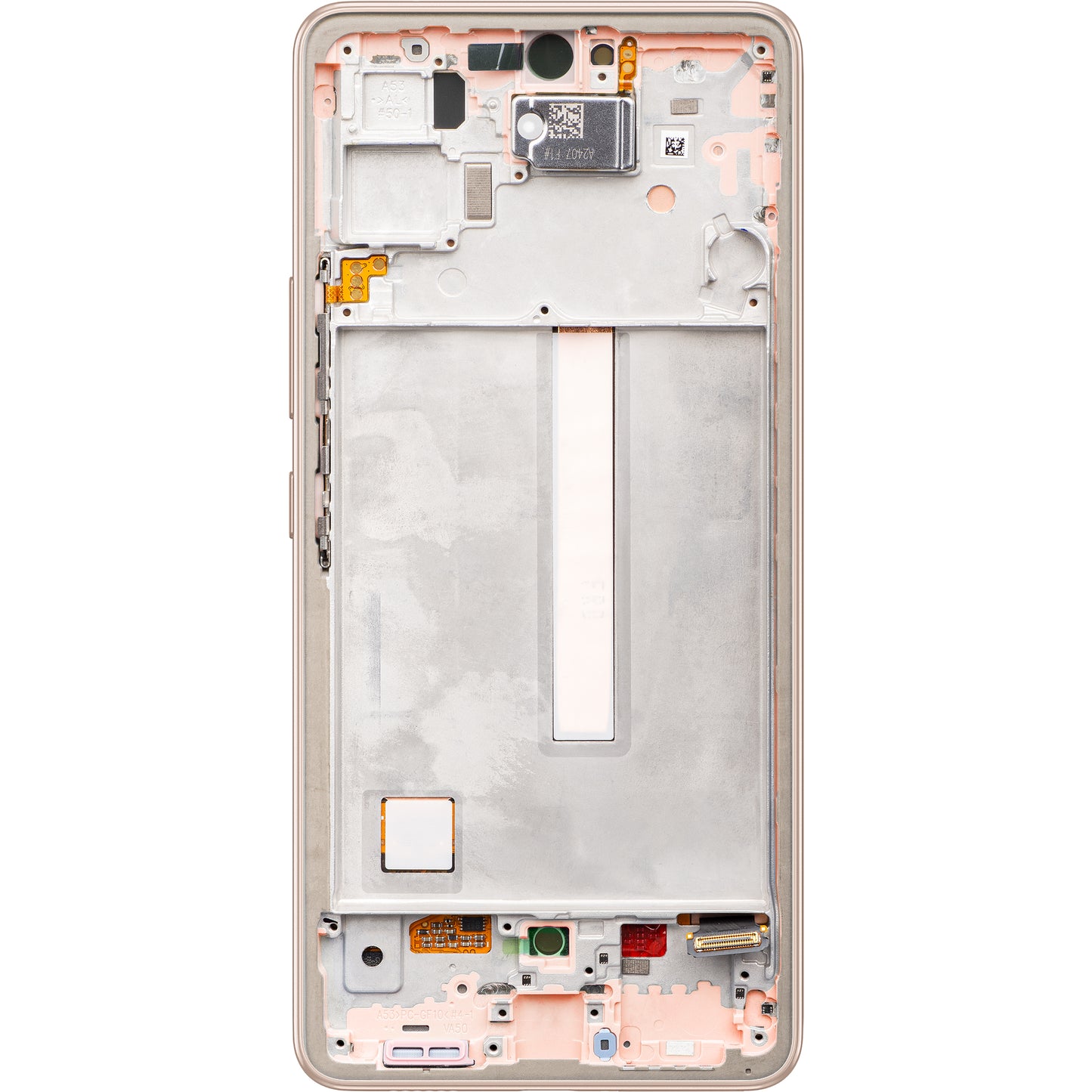 Samsung Galaxy A53 5G A536 Touchscreen Display Samsung Galaxy A53 5G A536, with Frame, Orange (Peach), Service Pack GH82-28024D GH82-28024D 