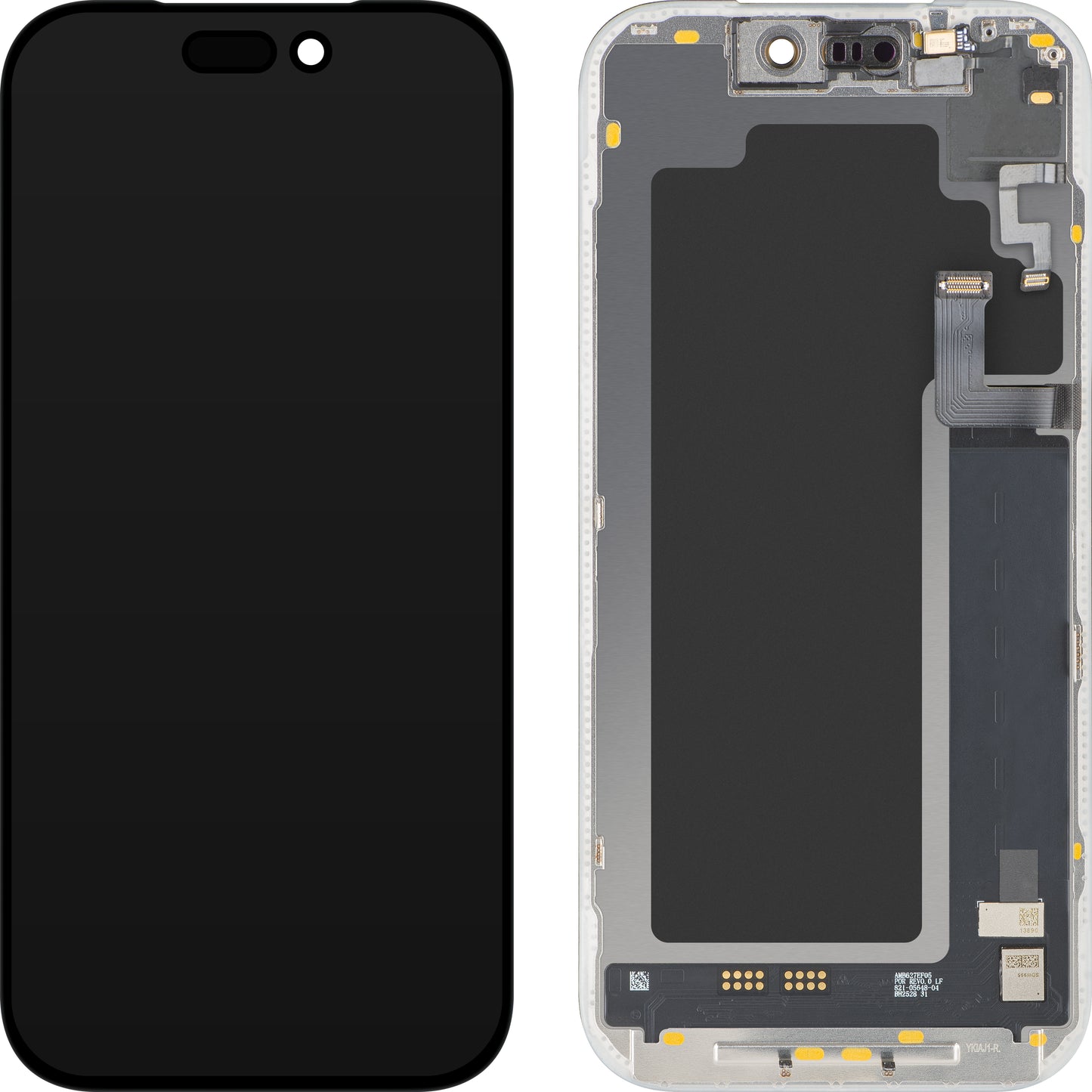 Displej s dotykovou obrazovkou a svetelným proximálnym senzorom MP kompatibilný s Apple iPhone 17 Pro, s rámom, softvérová verzia OLED FHD 120Hz diagnostika, čierny
