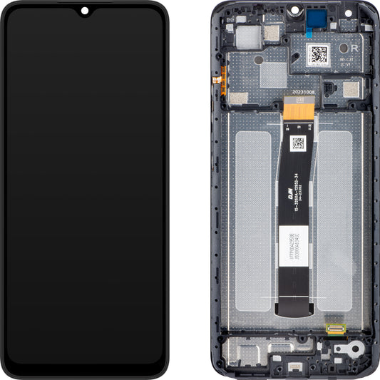 Xiaomi Redmi 12C Touchscreen Display, with Frame, Gray (Graphite Gray), Swap 5600010C3T00