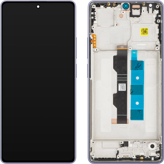 Displej s dotykovou obrazovkou Xiaomi Redmi Note 13 Pro 4G, s rámom, Fialový (Lavender Purple), Service Pack 56000200N600