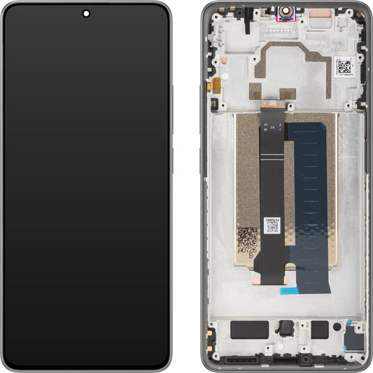 Displej s dotykovou obrazovkou Xiaomi Poco X6 Pro, s rámom, sivý, Service Pack 560001N11A00