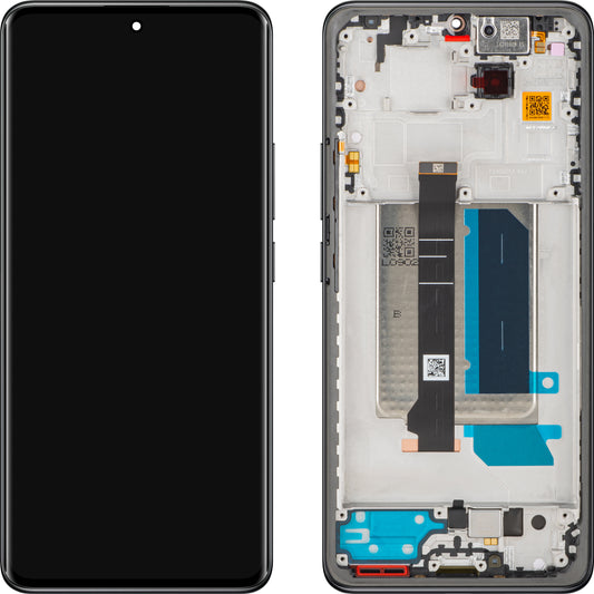 Displej s dotykovou obrazovkou Xiaomi Redmi Note 14 Pro+ 5G, s rámom, čierny (Midnight Black), Service Pack 5600190O16U00