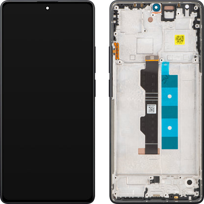 Displej s dotykovou obrazovkou Xiaomi Redmi Note 14S, s rámom, čierny, Service Pack 56000300N6R00