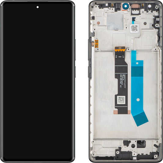 Displej s dotykovou obrazovkou Xiaomi Redmi Note 14 Pro 4G, s rámom, čierny (Midnight Black), Service Pack 560003000O600