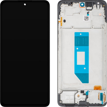Displej s dotykovou obrazovkou Xiaomi Redmi Note 14 4G, s rámom, čierny, globálna verzia, Service Pack 560001000O700