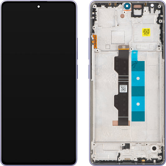 Displej s dotykovou obrazovkou Xiaomi Redmi Note 14S, s rámom, fialový (Aurora Purple), Service Pack 56000200N6R00
