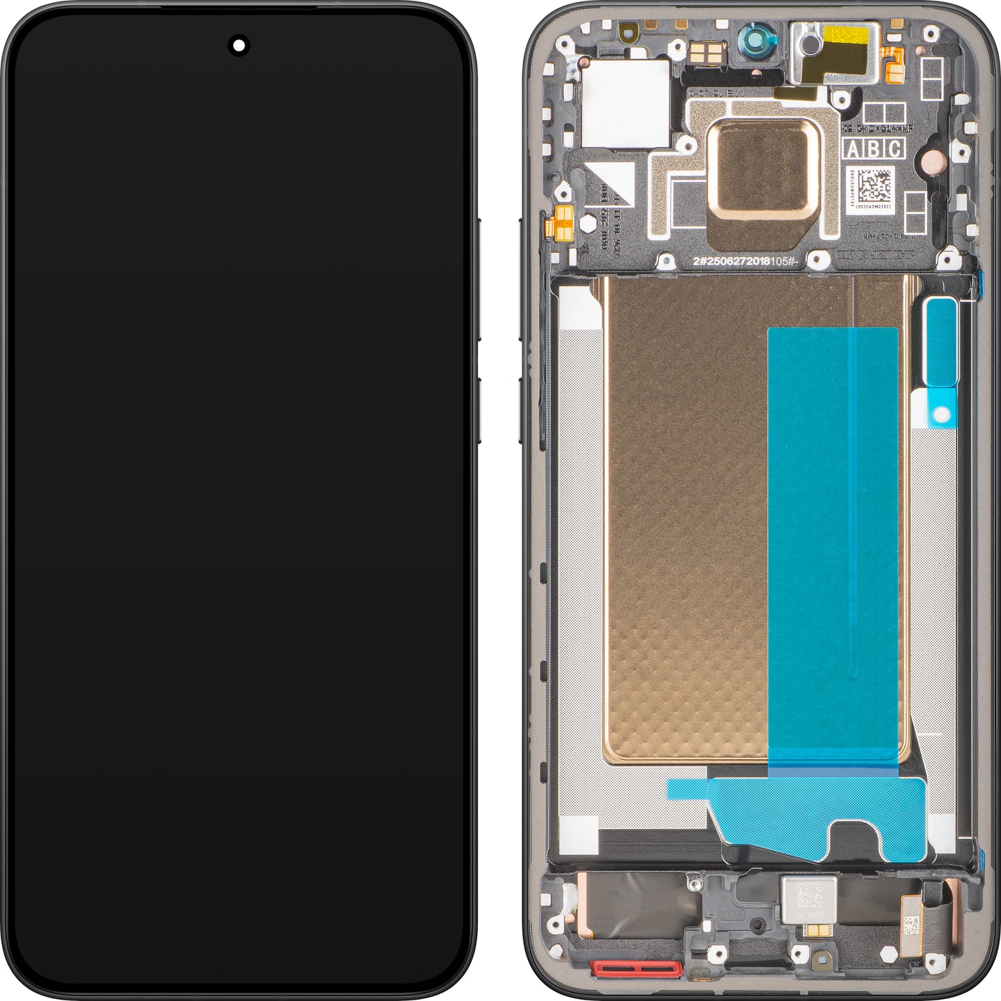 Displej s dotykovou obrazovkou Xiaomi Poco F7, s rámom, čierny, Service Pack 5600270O10U00