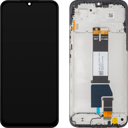 Displej s dotykovou obrazovkou Xiaomi Poco C85 4G / Redmi 15C 4G, s rámom, Globálna verzia, Čierna, Service Pack 560009000O700