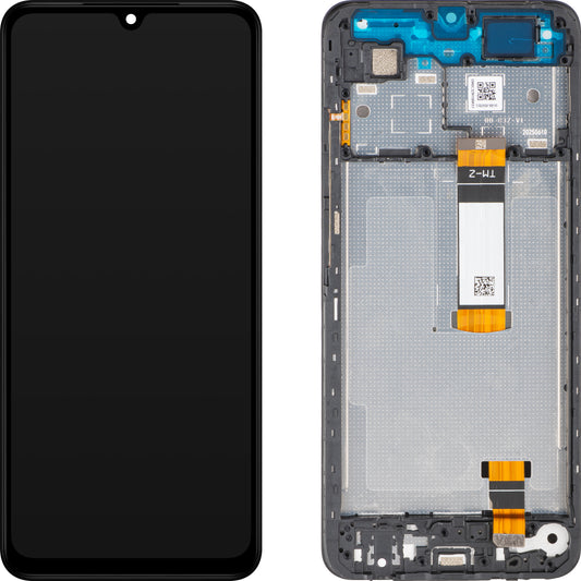 Displej s dotykovou obrazovkou Xiaomi Poco C71 / Redmi A5 4G, s rámom, verzia Long Flex, čierny, Service Pack 56000100C3Z00