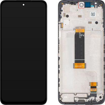 Displej s dotykovou obrazovkou Xiaomi Redmi 12 5G, s rámom, čierny, Service Pack 5600180M1900