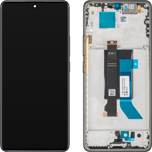 Displej s dotykovou obrazovkou Xiaomi Redmi Note 14 Pro 5G, s rámom, čierny (Midnight Black), Swap 56002300O1600