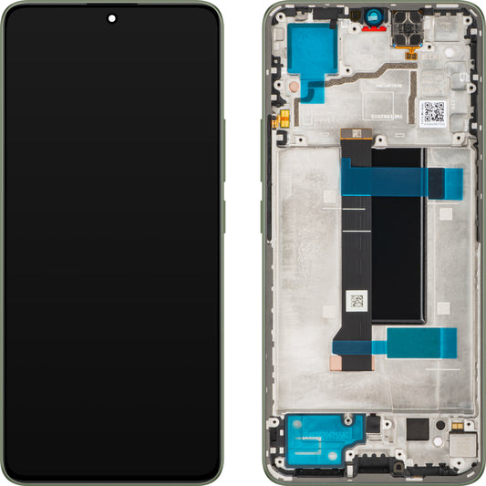 Displej s dotykovou obrazovkou Xiaomi Redmi Note 13 Pro 5G, s rámom, Zelená (Olive Green), Service Pack 56000300N1600