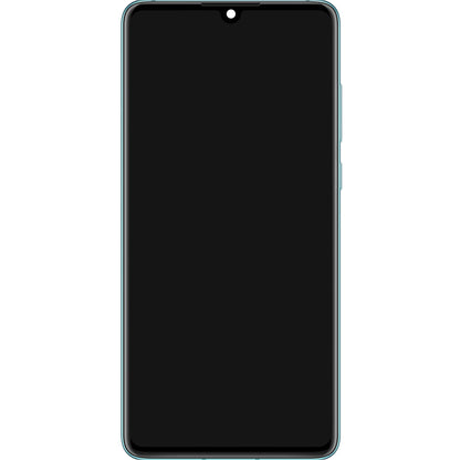 Touchscreen Display Huawei P30, with Frame and Battery, Blue (Breathing Crystal), Service Pack 02354HMF