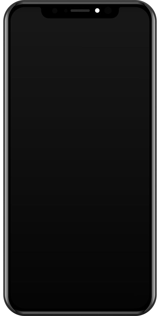 Dotykový displej JK pre Apple iPhone 11, s rámom, verzia In-Cell LCD, čierny