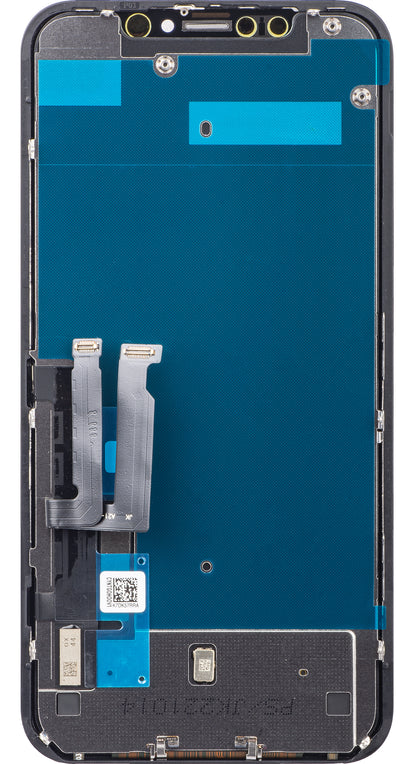 Dotykový displej JK pre Apple iPhone XR, s rámom, verzia In-Cell LCD, čierny