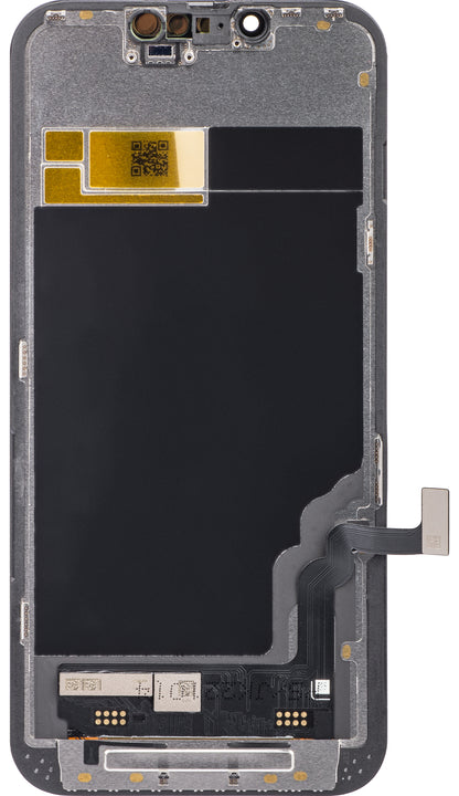 Displej s dotykovou obrazovkou JK pre Apple iPhone 13, s rámom, verzia LCD In-Cell IC Movable, čierna