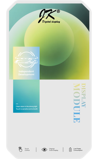 Dotykový displej JK pre Apple iPhone X, s rámom, verzia In-Cell LCD, čierny