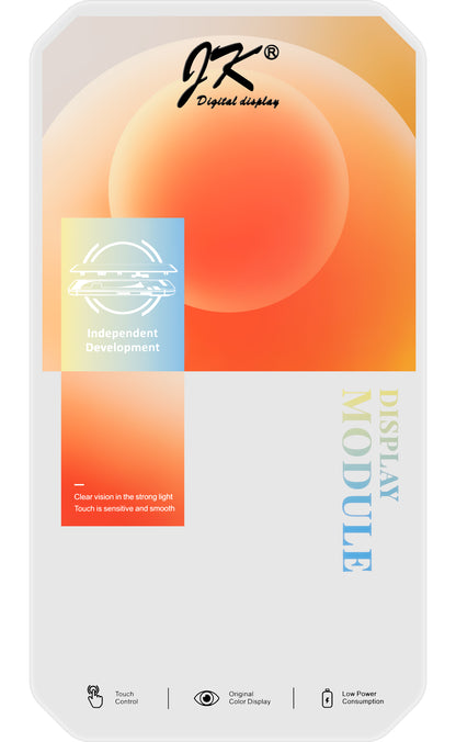 Dotykový displej JK pre Apple iPhone 11 Pro Max, s rámom, verzia In-Cell LCD, čierny