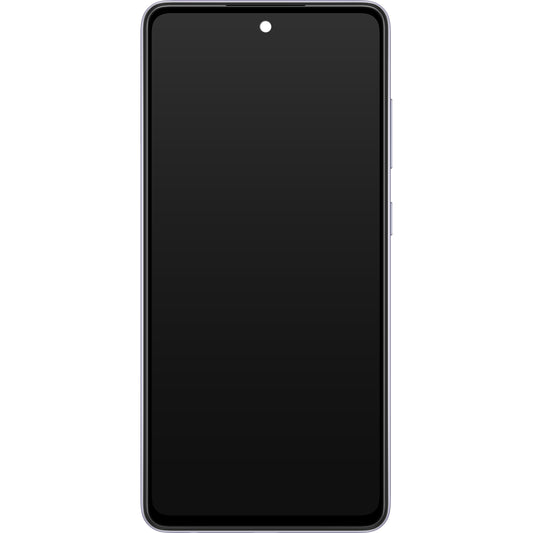 Dotykový displej Samsung Galaxy A52s 5G A528, s rámom, fialový, servisný balík GH82-26861C