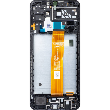 Dotykový displej Samsung Galaxy A04s A047, s rámom, čierny, servisný balíček GH82-29805A