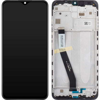 Display s dotykovou obrazovkou Xiaomi Redmi 9, s rámom, čierny, Service Pack 5600050J1900
