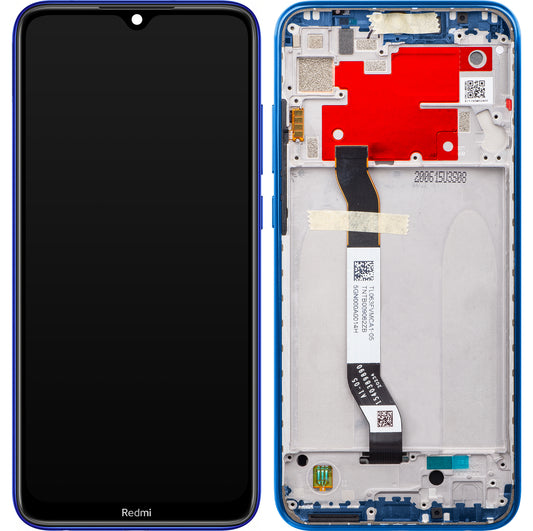 Display s dotykovou obrazovkou Xiaomi Redmi Note 8T, s rámom, modrý, Service Pack 5600030C3X00